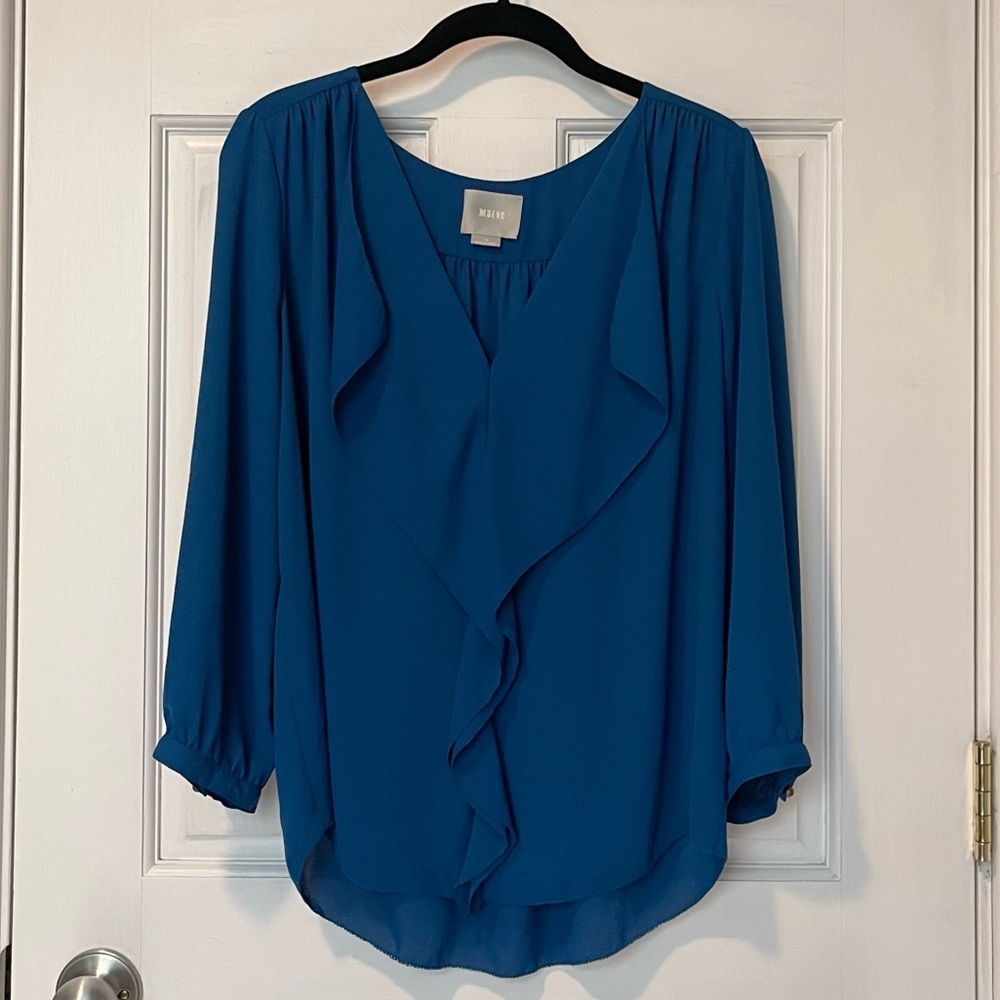 Anthropologie | Ruffled blouse